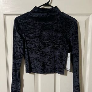 lululemon All Aligned Mock Neck LS *Crushed Velvet Special Edition size 4 NWT
